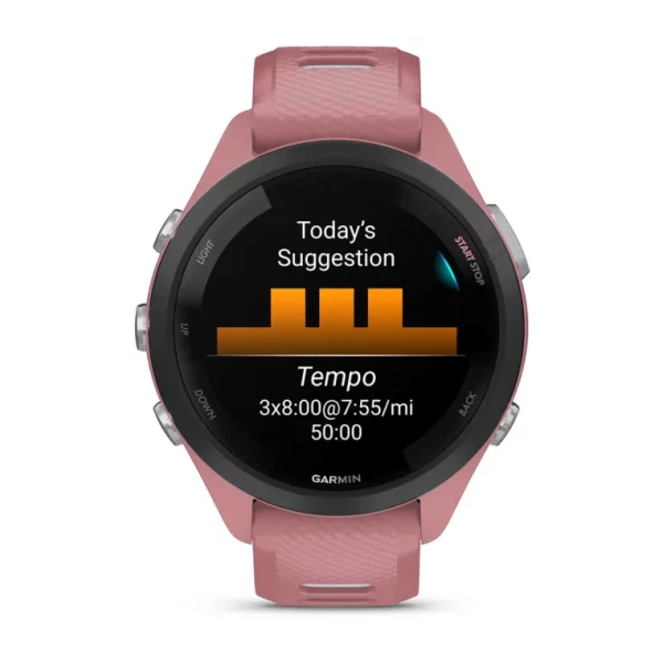 Garmin Forerunner 265S, Light Pink/Whitestone - Image 4
