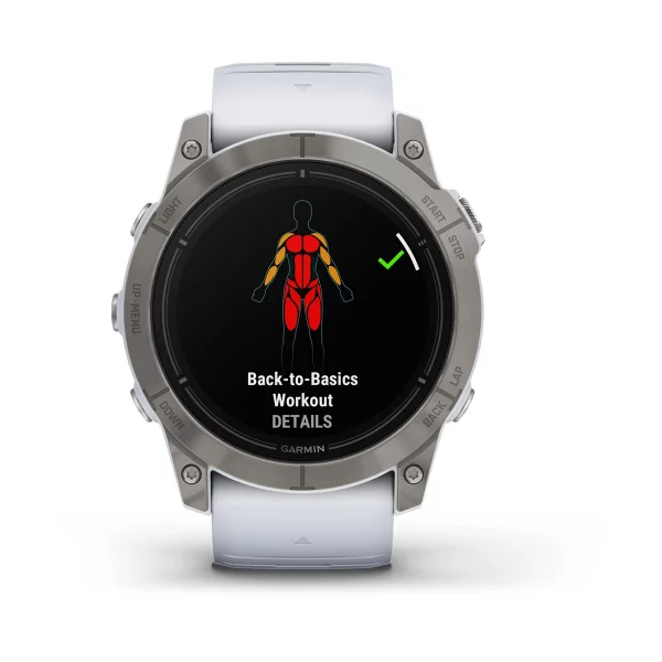 Garmin epix Pro (g2) Sapphire 51mm Titanium Whitestone band. SK a CZ TOPO mapy - Image 2