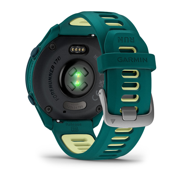 Garmin Forerunner 170 Music Teal Green/Citron + nano fólia – Obrázok 4
