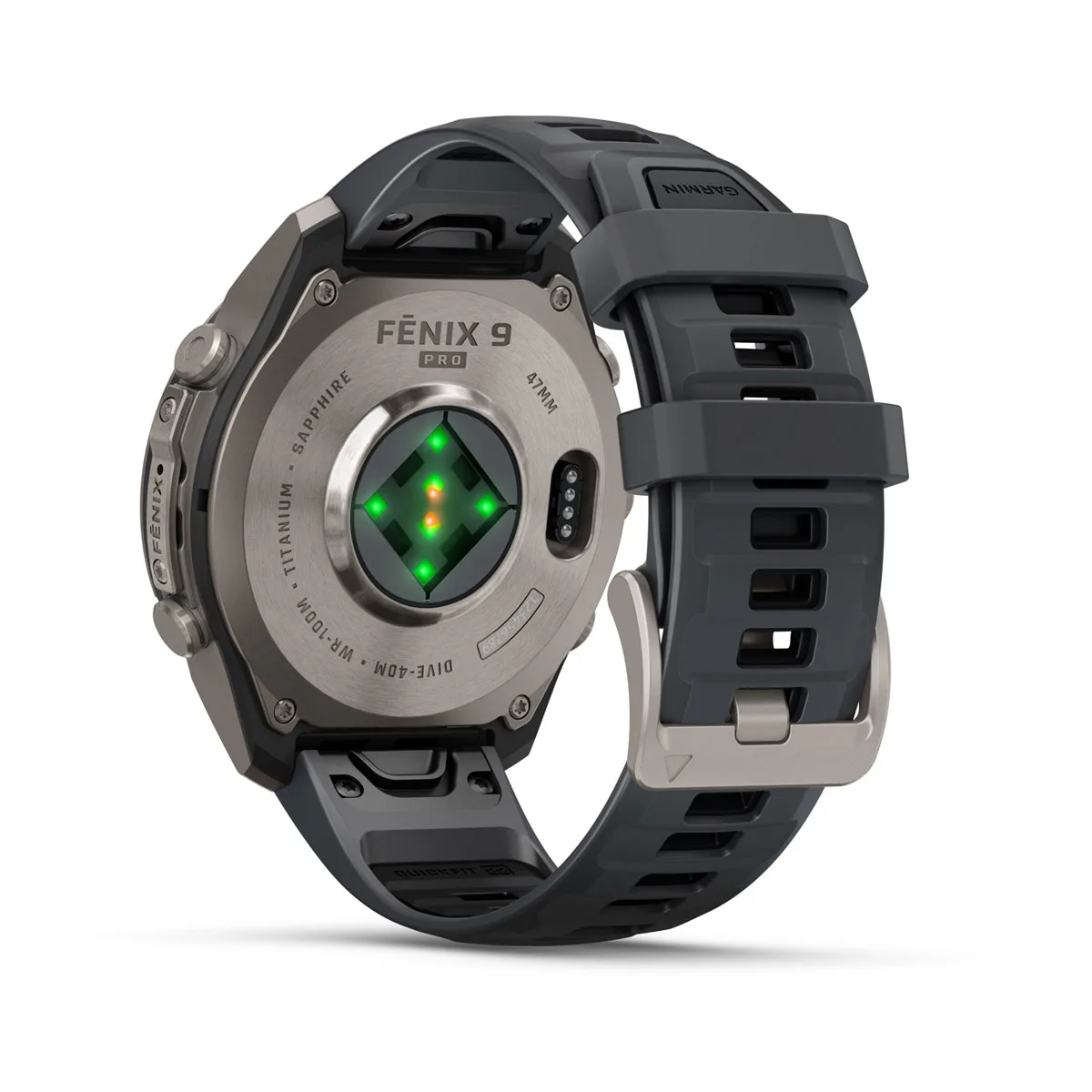 Garmin fēnix 9 Pro - inReach, 47mm, AMOLED, Sapphire, Titanium, Graphite/Black band – Obrázok 2