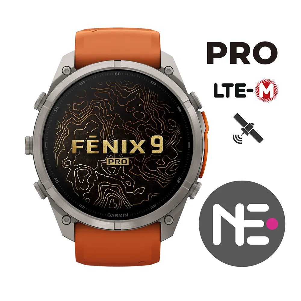 Garmin fēnix 9 Pro inReach 51 mm Titanium Autumn Orange Spark Orange