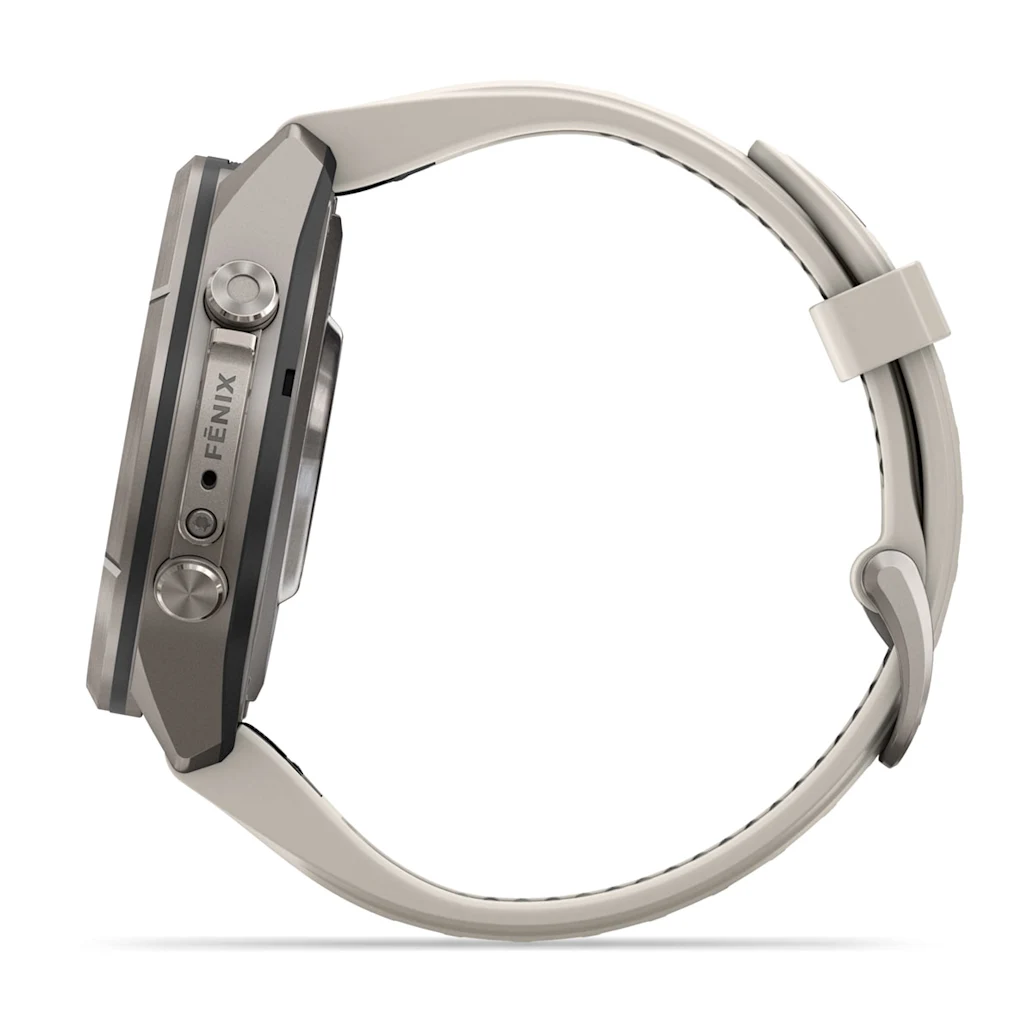 Garmin fēnix 9 Pro - inReach, 43mm, AMOLED, Sapphire, Titanium, Gray/Sandstone band – Obrázok 5