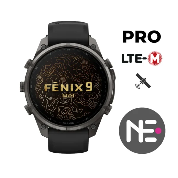 Garmin fēnix 9 Pro inReach 47 mm AMOLED Sapphire Carbon Gray DLC Titanium Black/Pebble Gray
