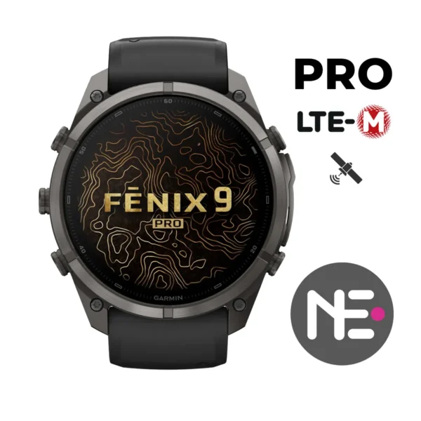 Garmin fēnix 9 Pro inReach 51 mm AMOLED Sapphire Carbon Gray DLC Titanium Black/Pebble Gray