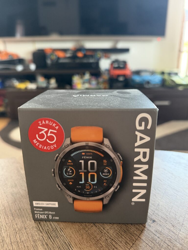 Garmin fenix 8 47mm AMOLED Sapphire Titanium Spark Orange Graphite band
