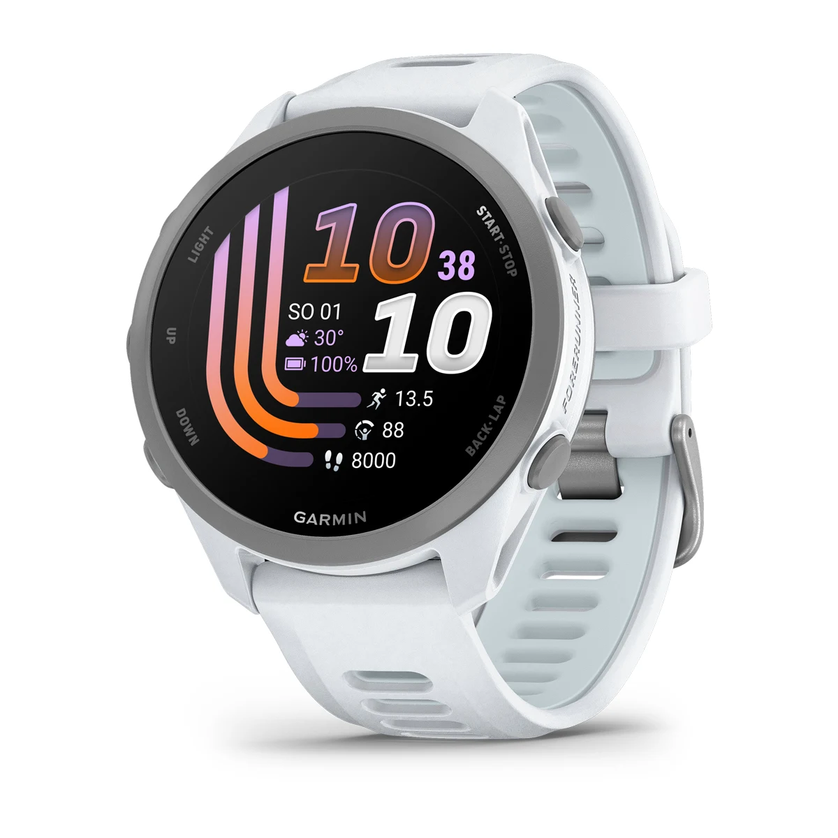 Garmin Forerunner 170 Music Whitestone Cloud Blue – Obrázok 3