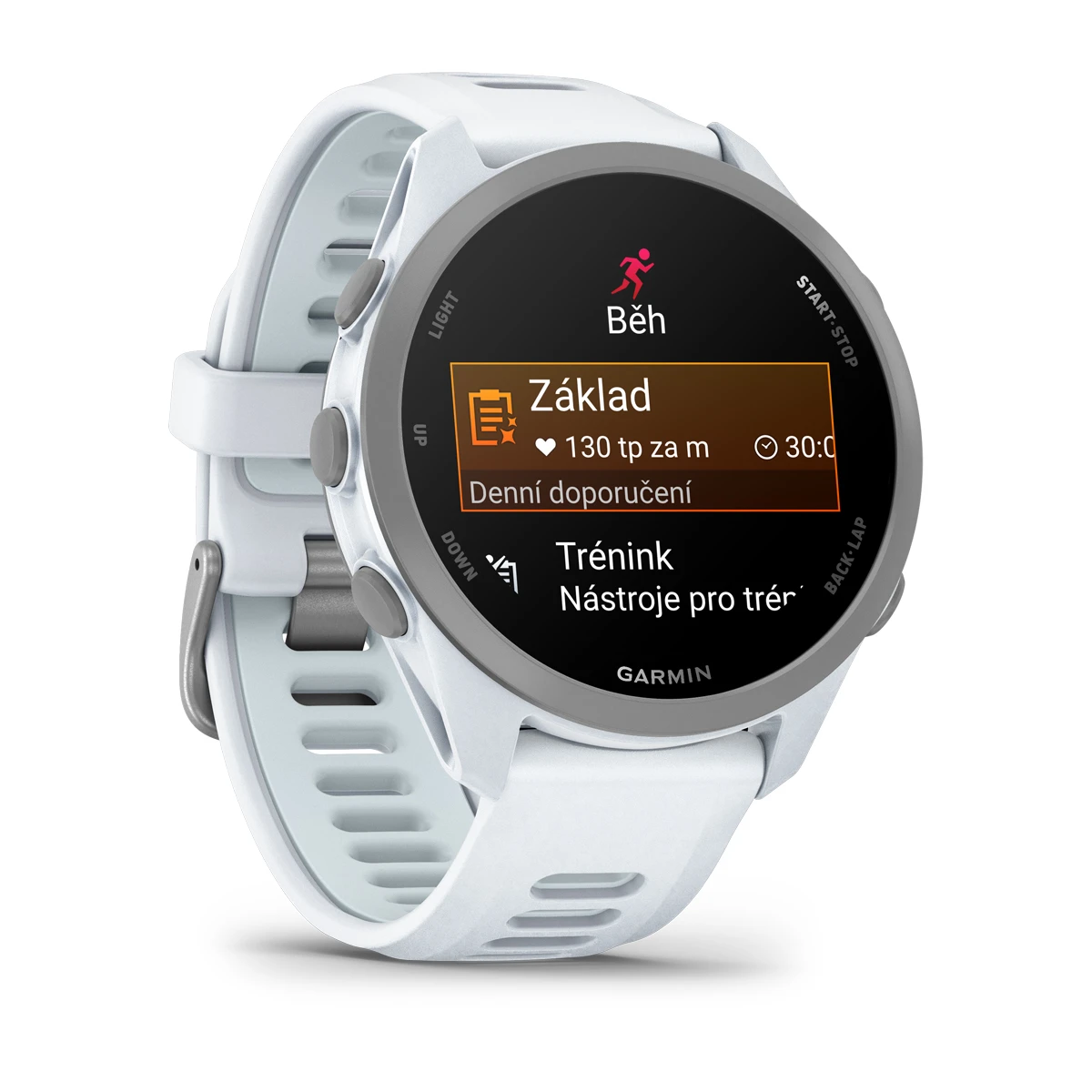 Garmin Forerunner 170 Music Whitestone Cloud Blue – Obrázok 2